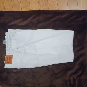 Levi Strauss jeans, Men's size W 38, L 34?, White denim